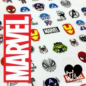 MARVEL (Icons) Fingernail Stickers Manicure Decals